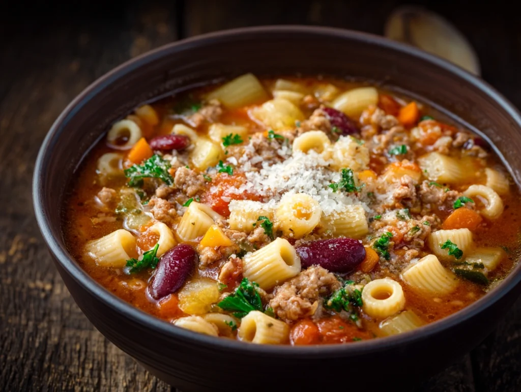 Easy pasta fagioli recipe