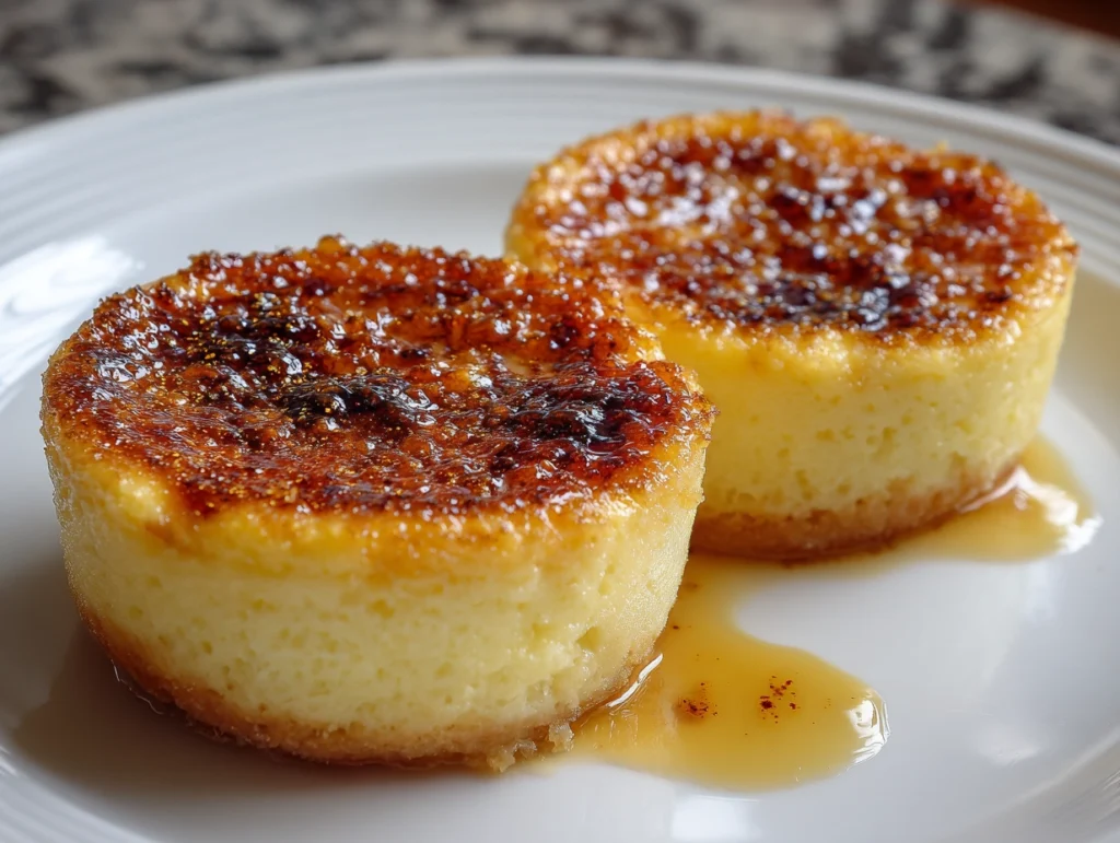 Crème Brûlée Mini Cheesecakes