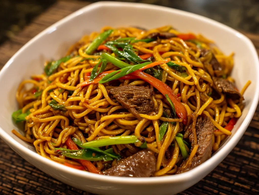 Easy Beef Lo Mein Recipe