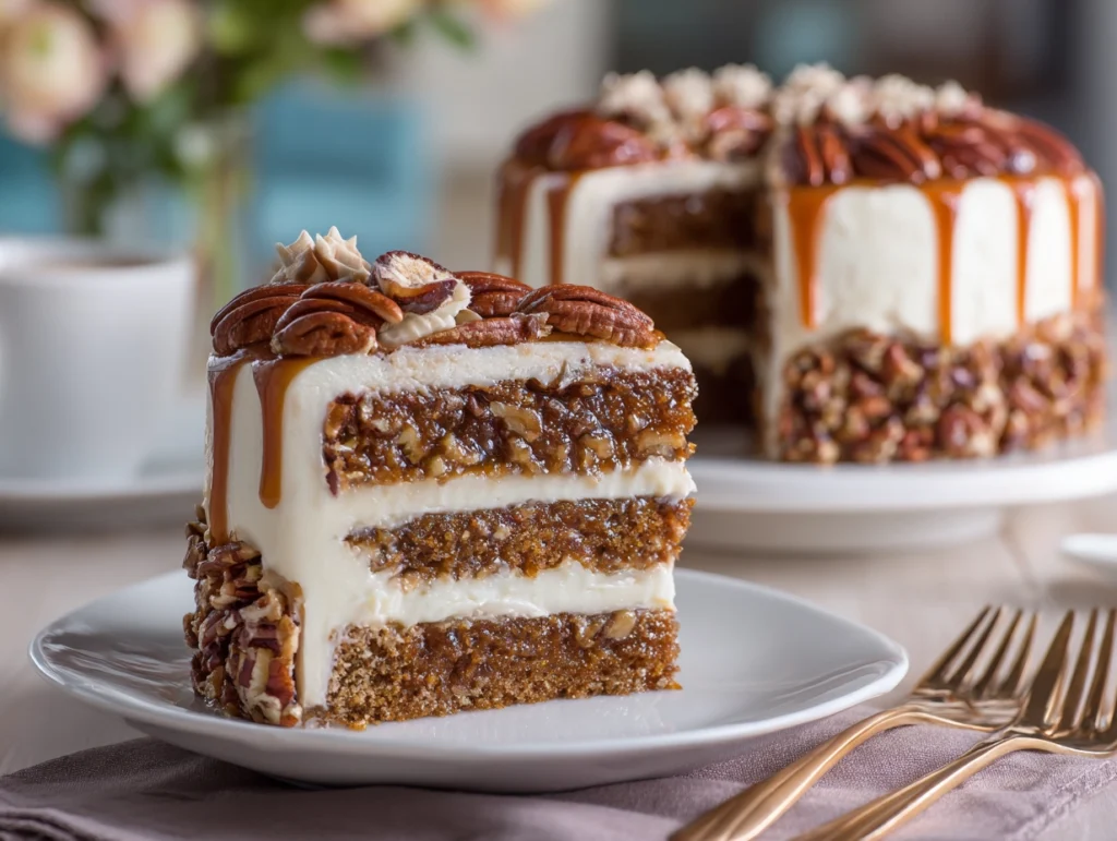 easy pecan pie cake recipe