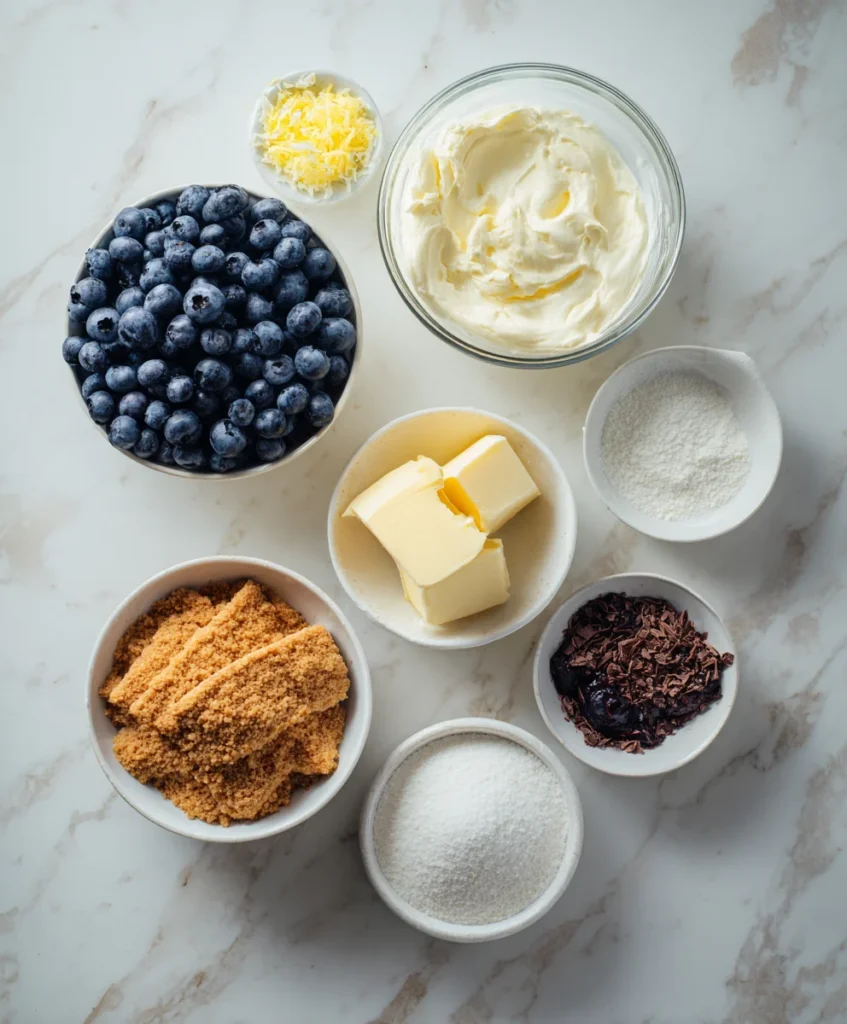 Blueberry dessert