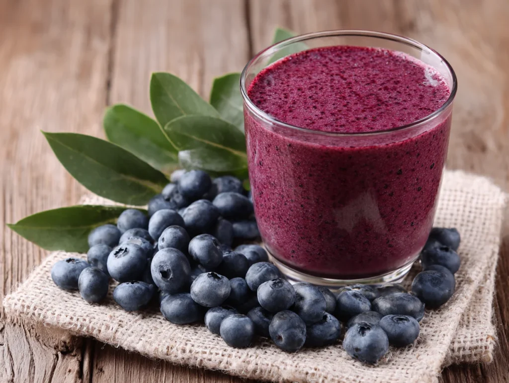 Blueberry smoothie
