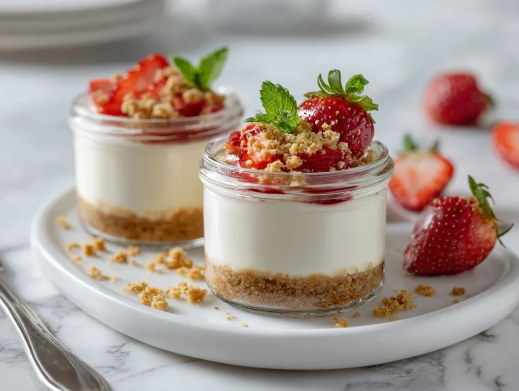 Cheesecake jars