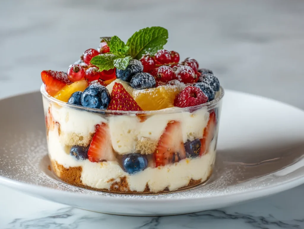 Fruit trifle