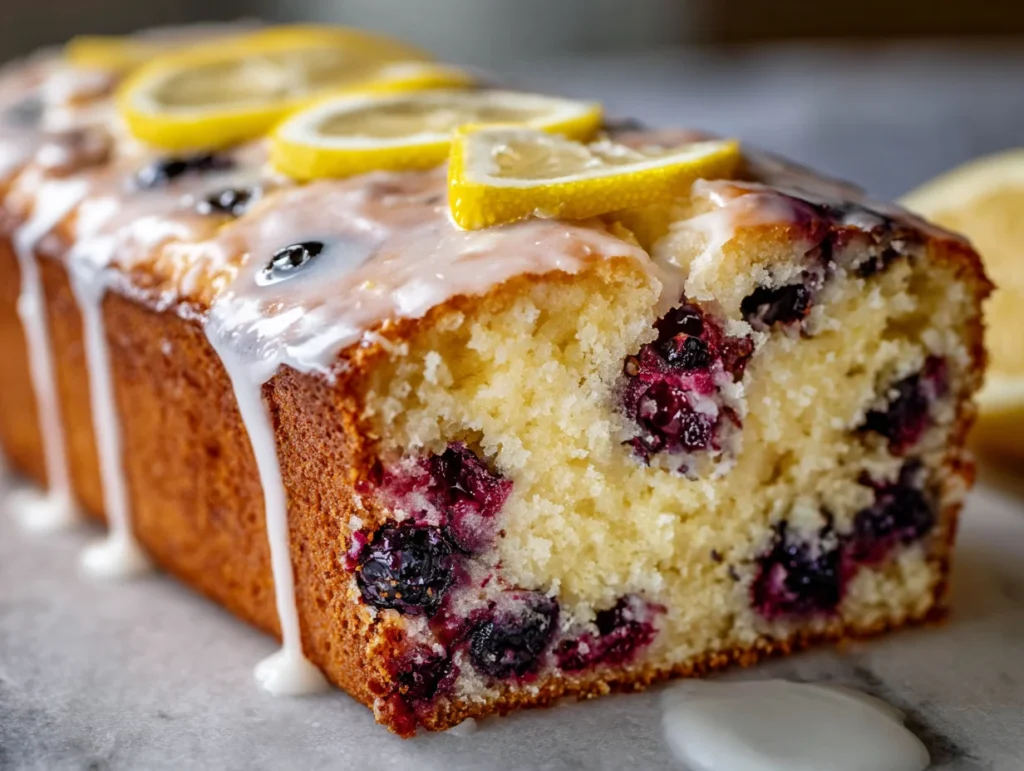 Lemon blueberry loaf