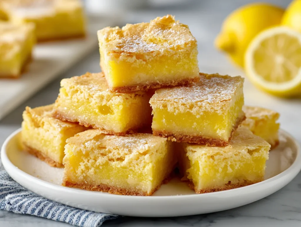 Lemon brownies