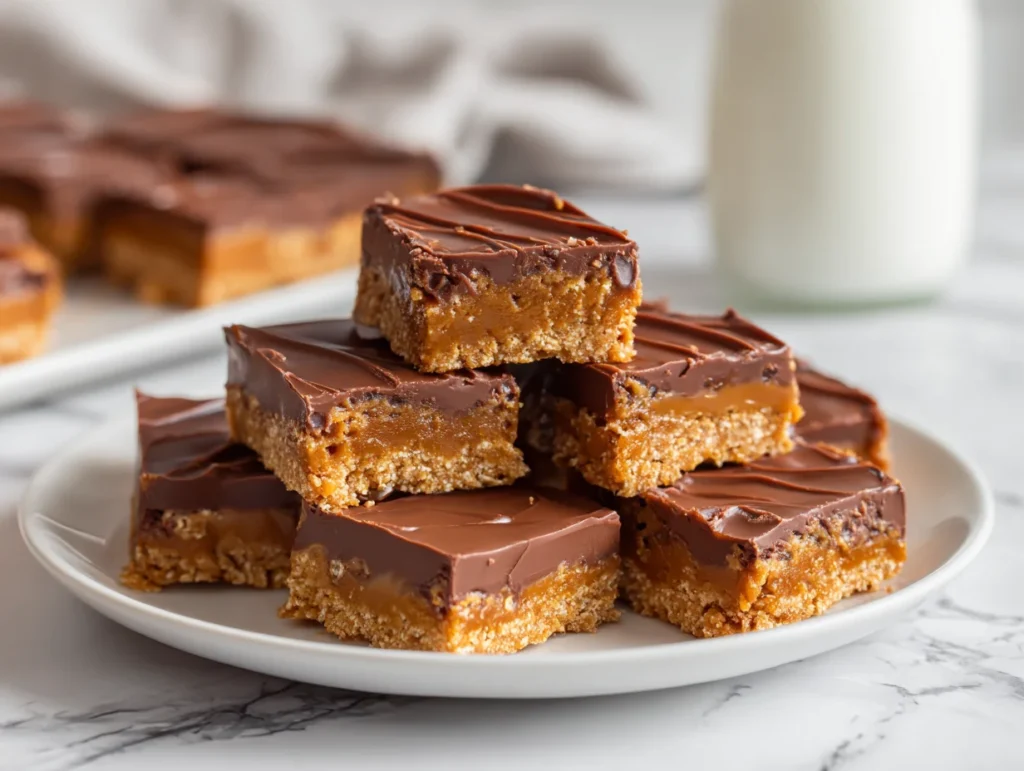 No-bake peanut butter bars