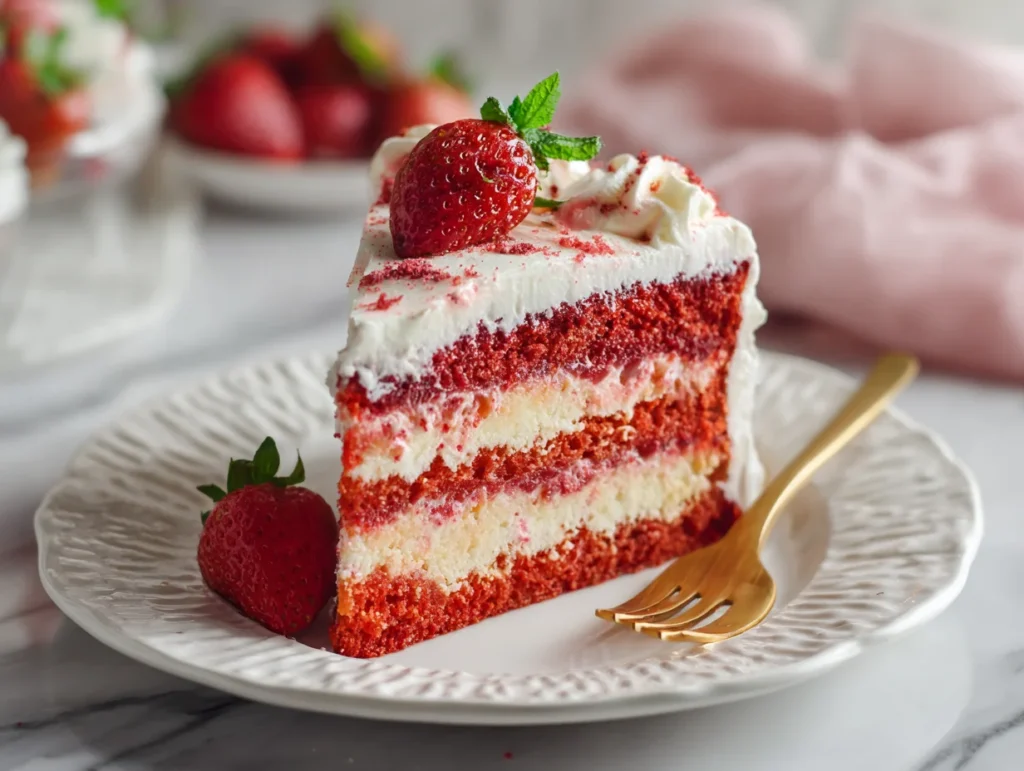 Strawberry cake
