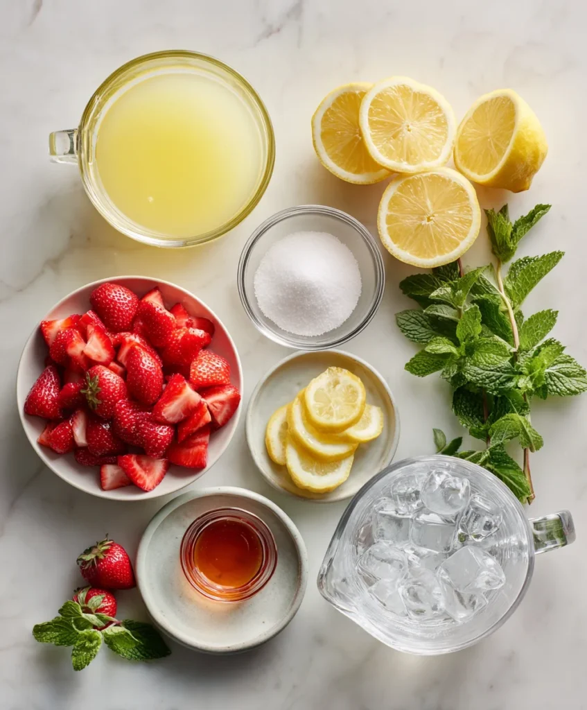Strawberry lemonade