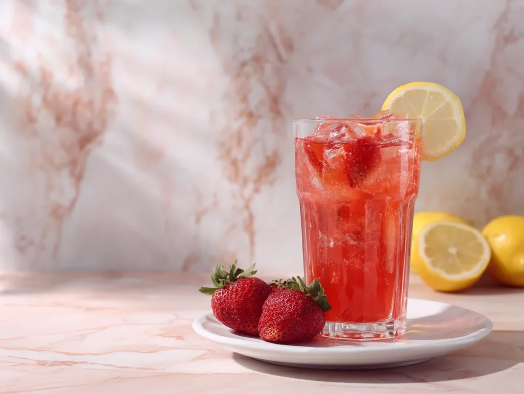 Strawberry lemonade