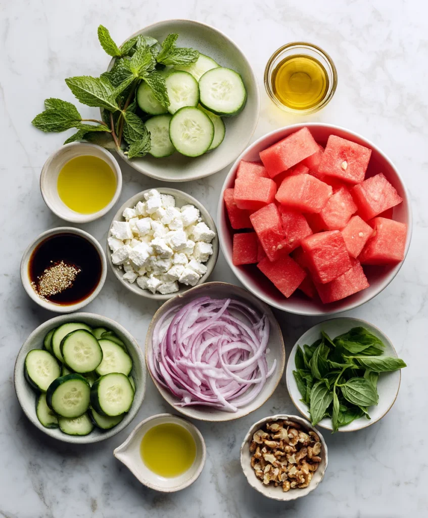 Watermelon salad
