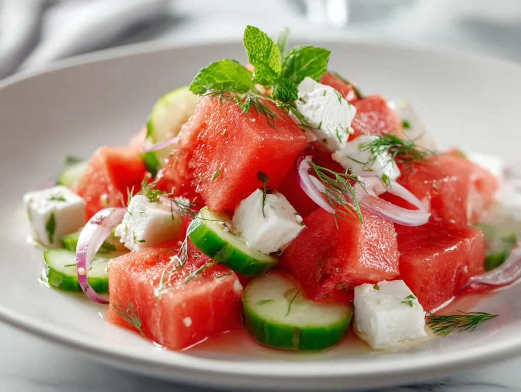 Watermelon salad