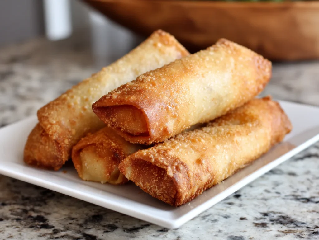 apple pie egg rolls