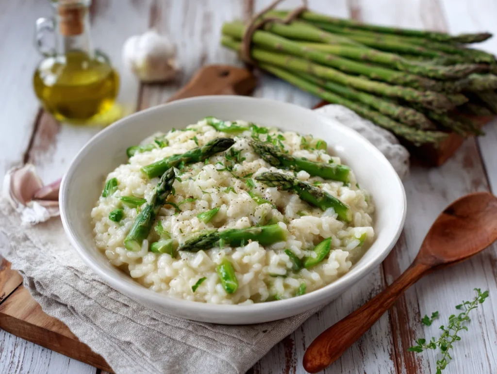 asparagus risotto