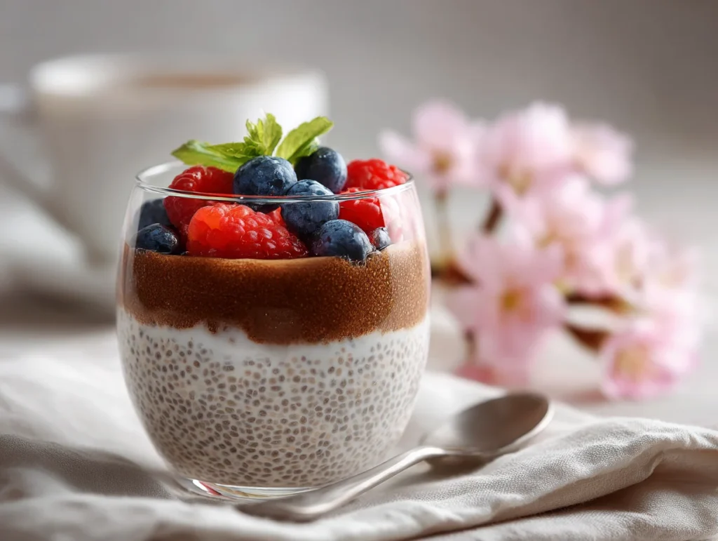 coffee chia seed pudding