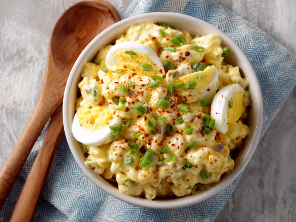 deviled egg macaroni salad