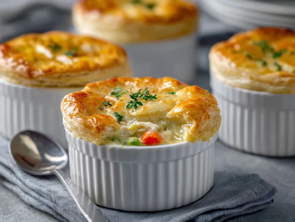 easy mini chicken pot pies