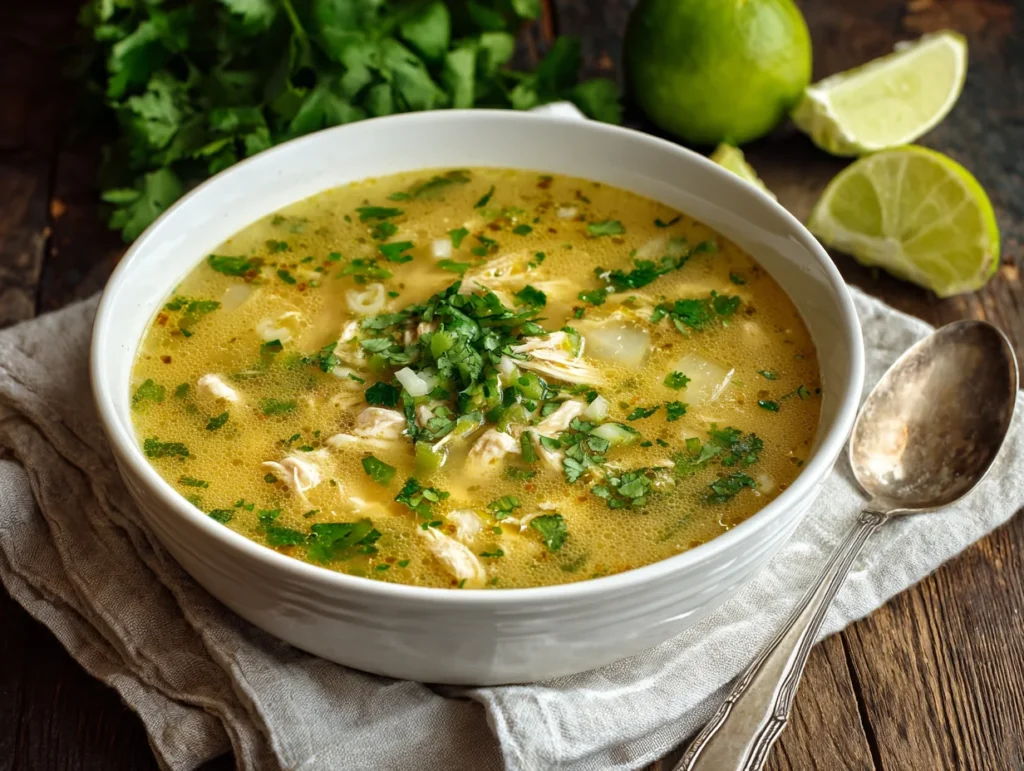 green enchilada chicken soup