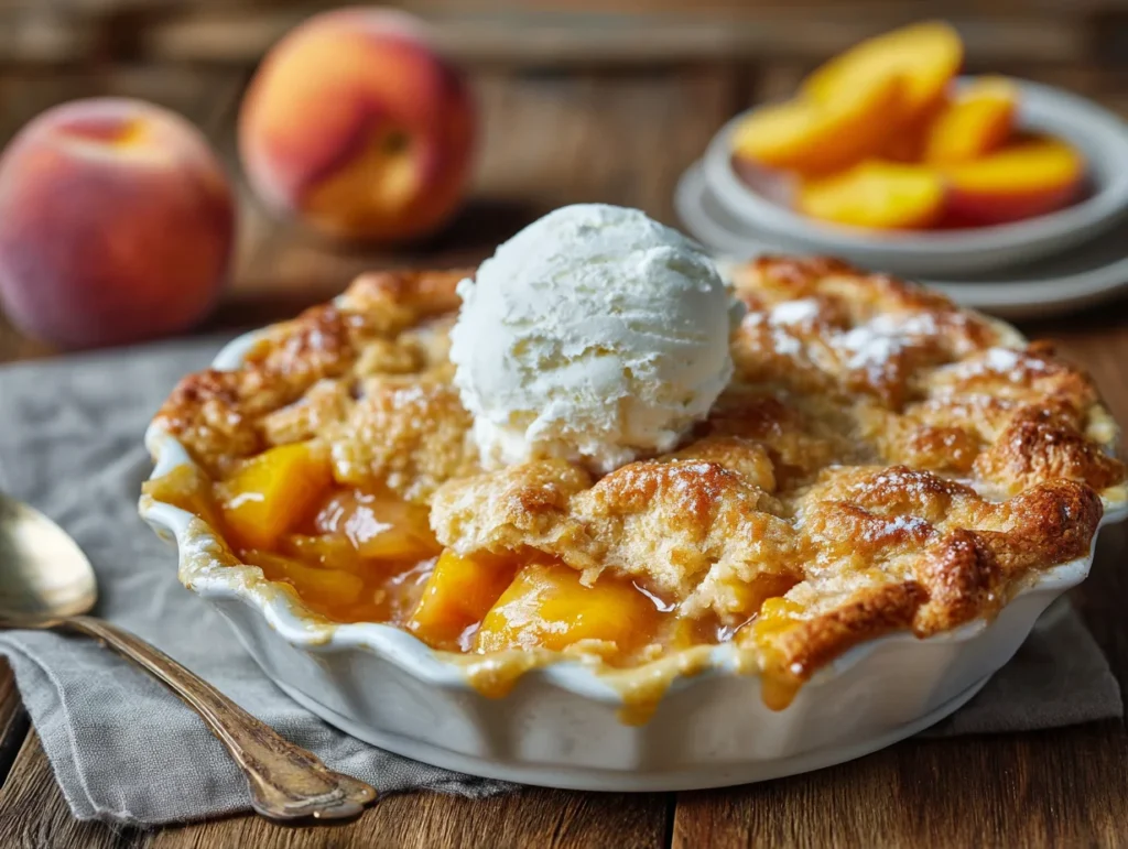 ingredient peach cobbler