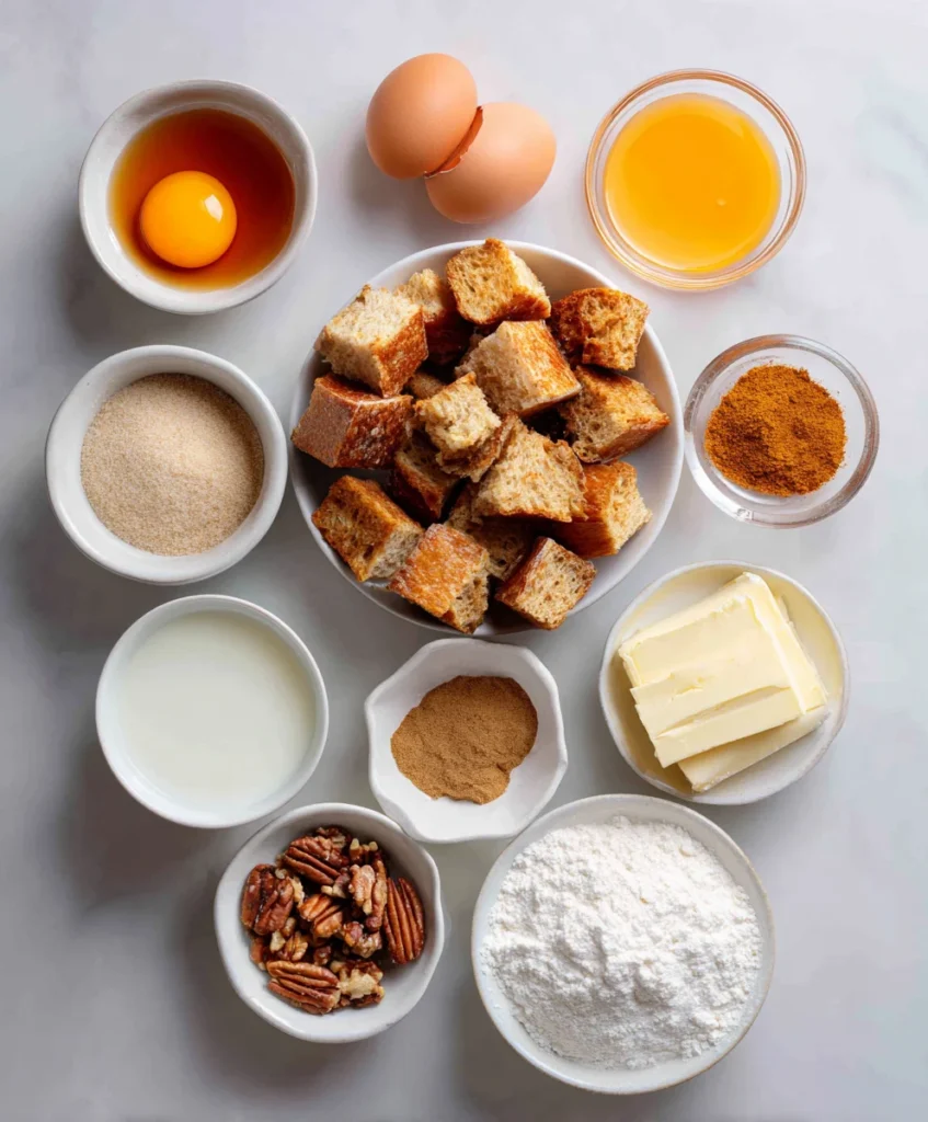 pumpkin praline bread pudding