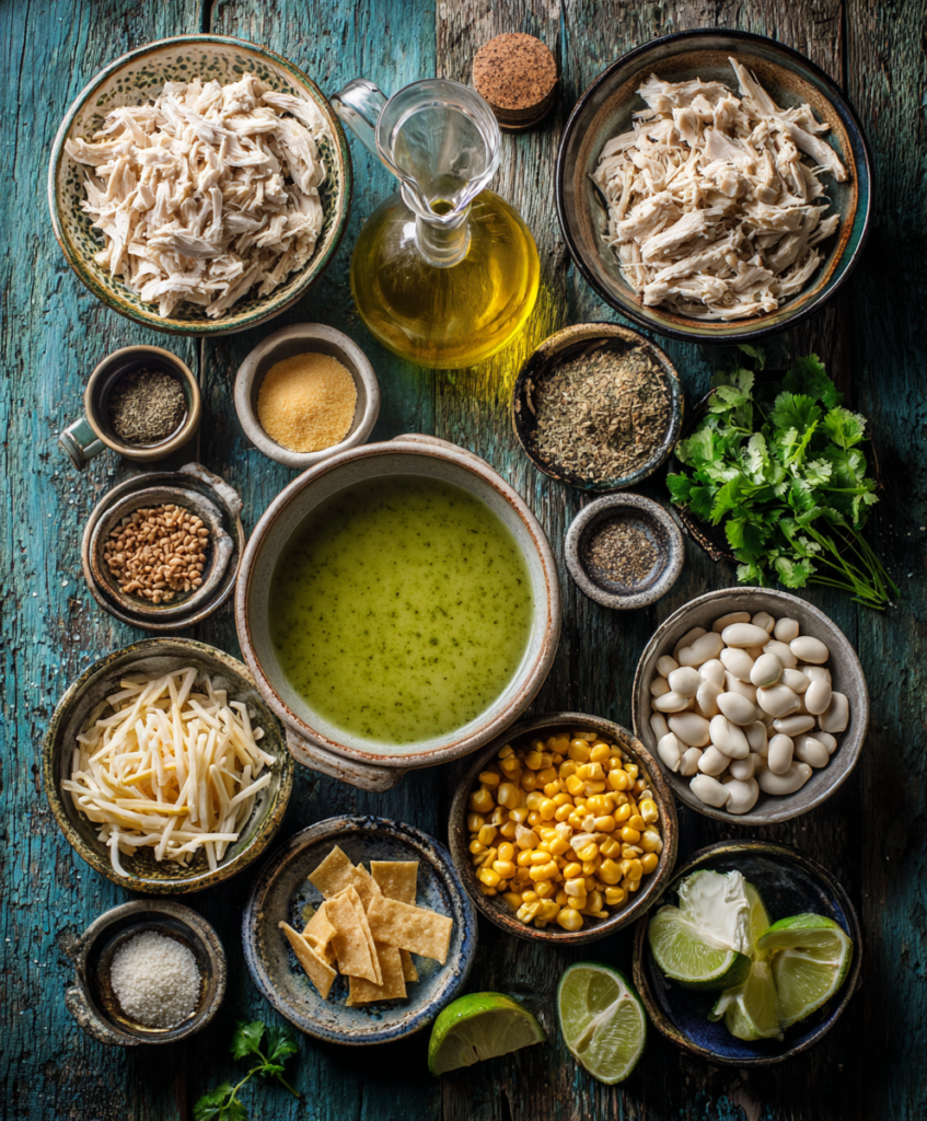 green enchilada chicken soup