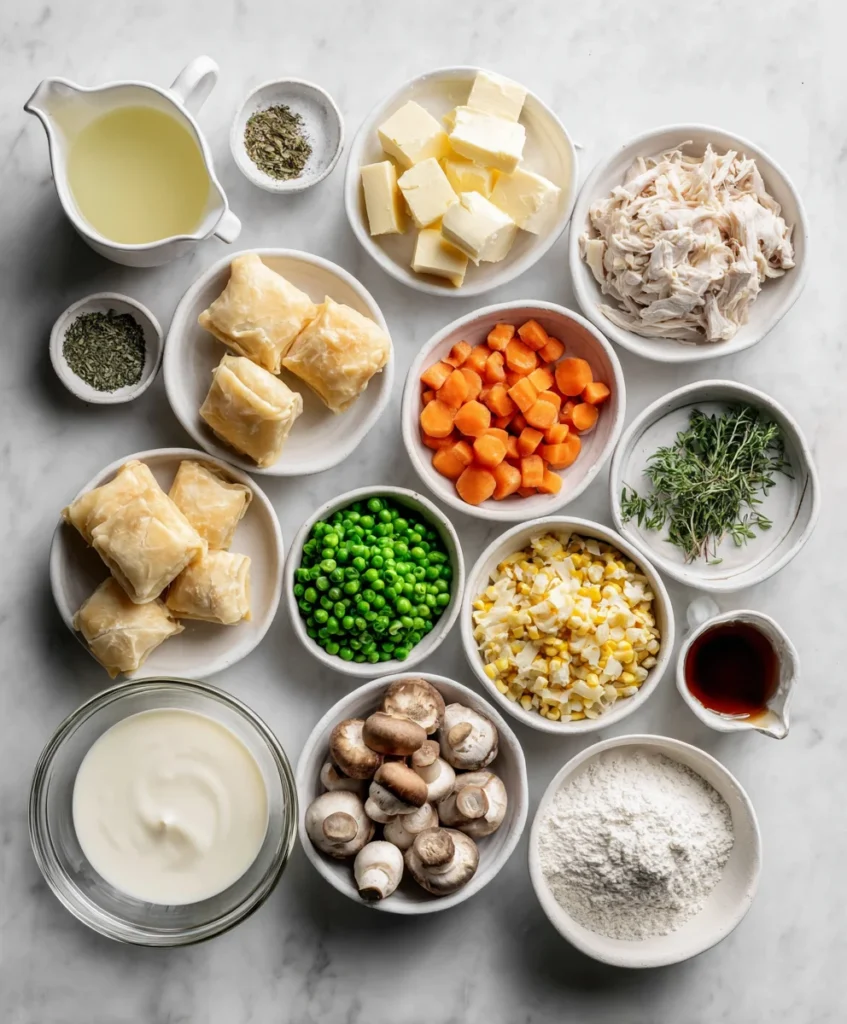 easy mini chicken pot pies
