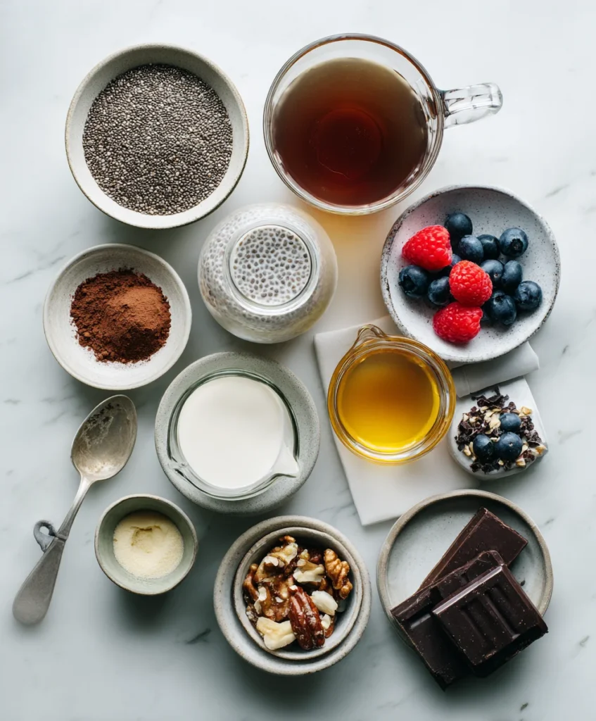 coffee chia seed pudding