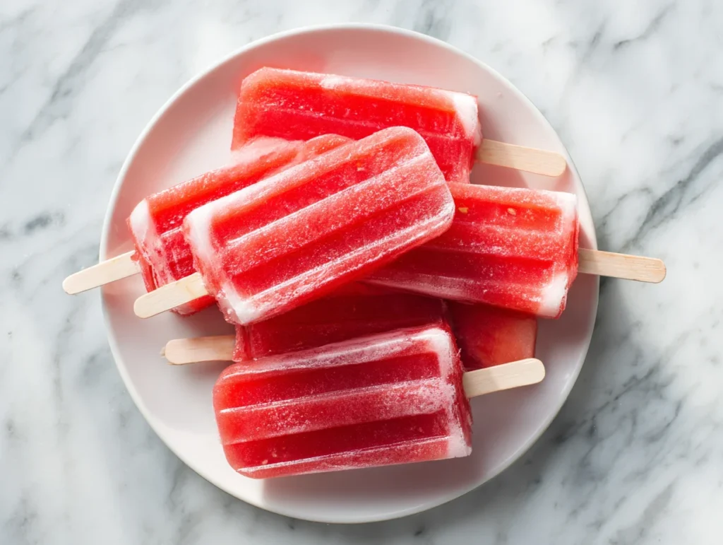 watermelon popsicles