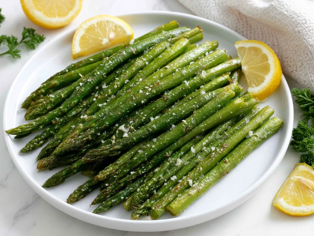 Lemon Garlic Roasted Asparagus Recipe