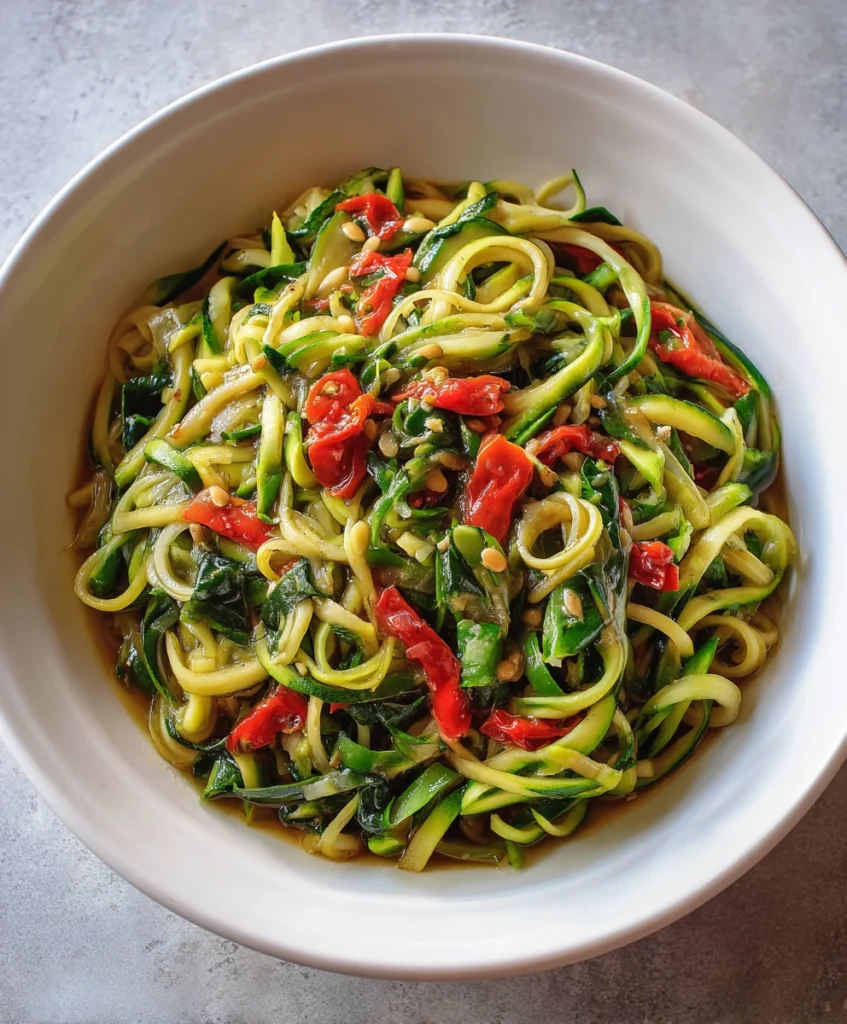 Low-Calorie Zucchini Noodles