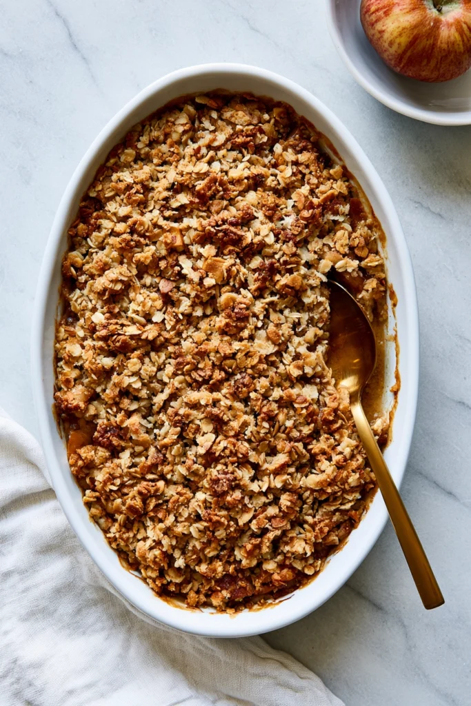 Low-Sugar Apple Crisp