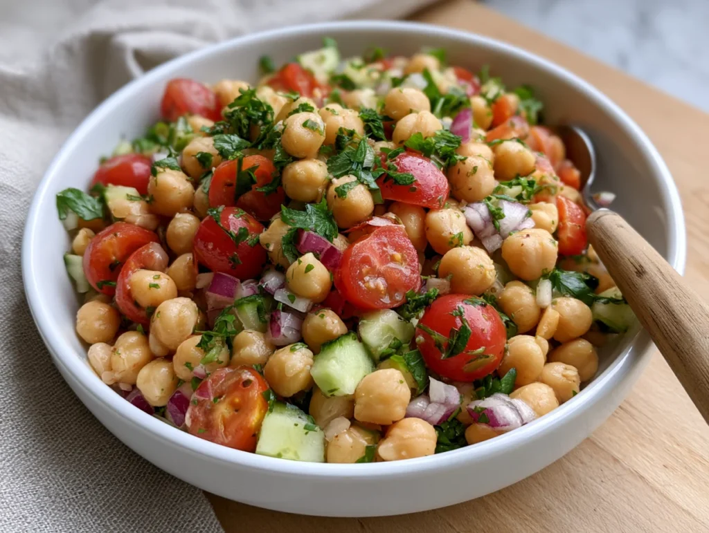 Vegan Chickpea Salad Recipe