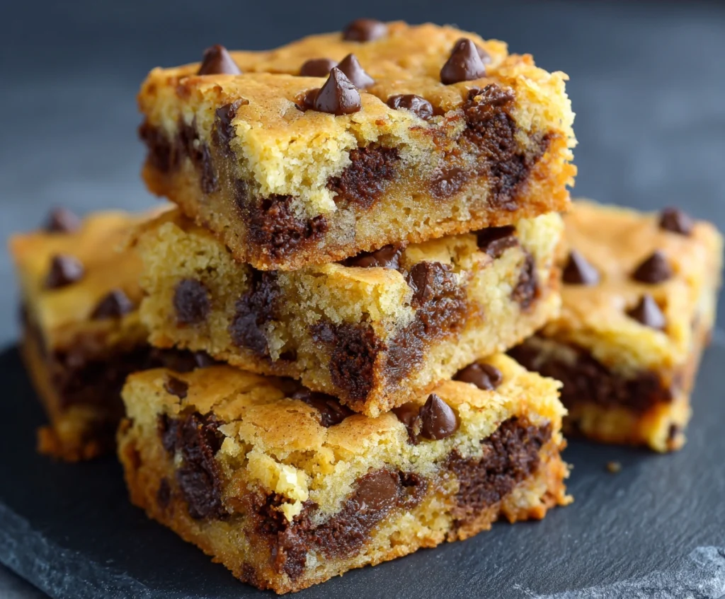cake mix chocolate chip cookie bars recipe