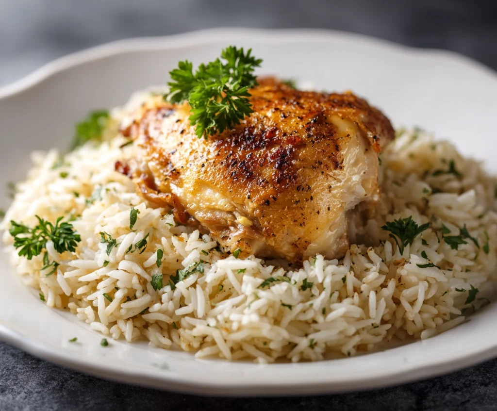crockpot chicken and rice