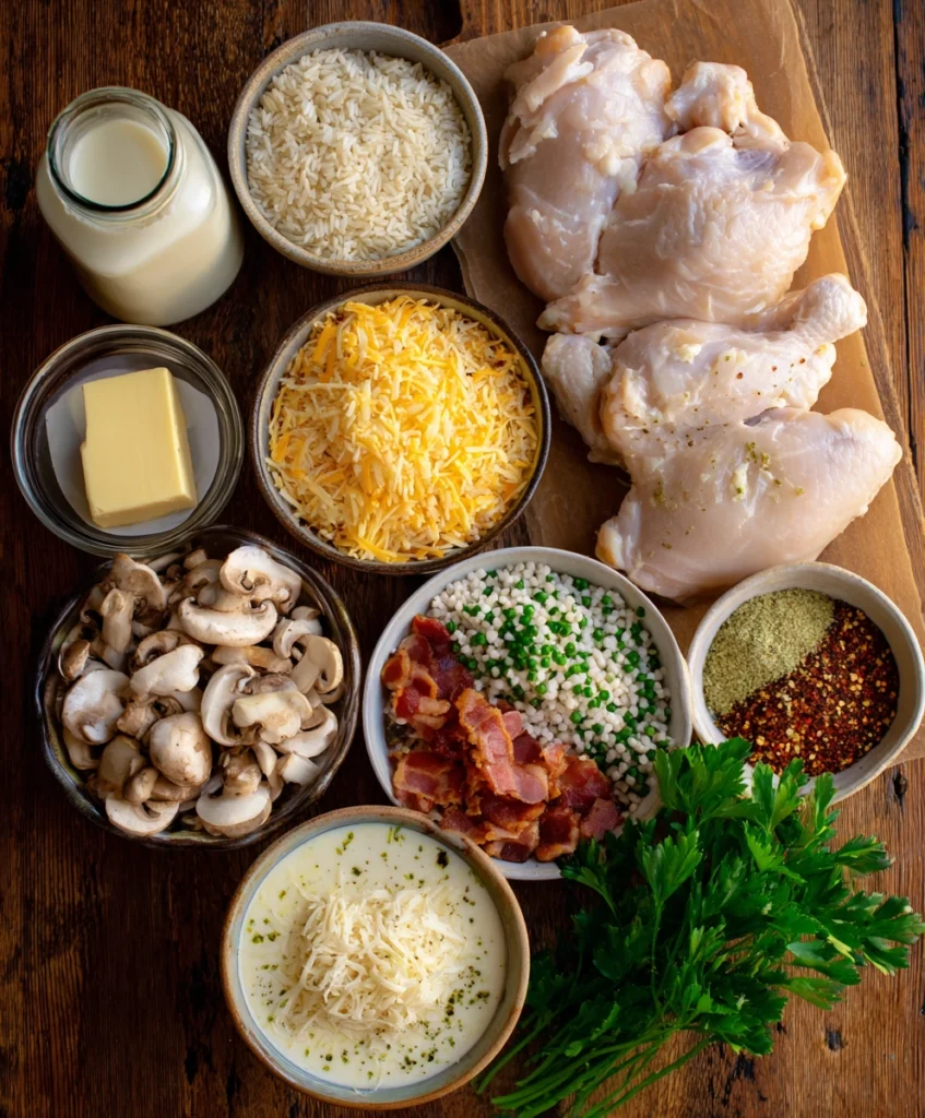 crockpot chicken and rice recipe ingredients