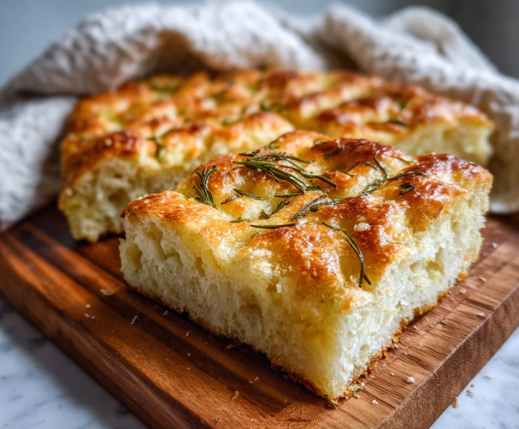 easy sourdough focaccia