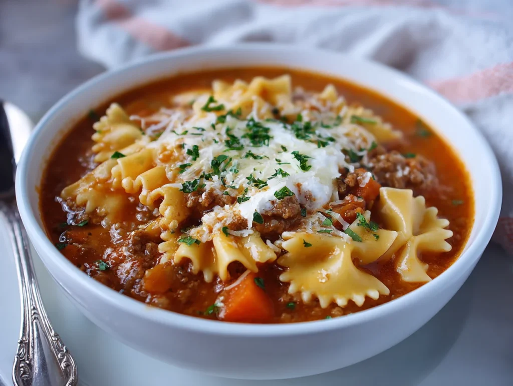 lasagna soup recipe