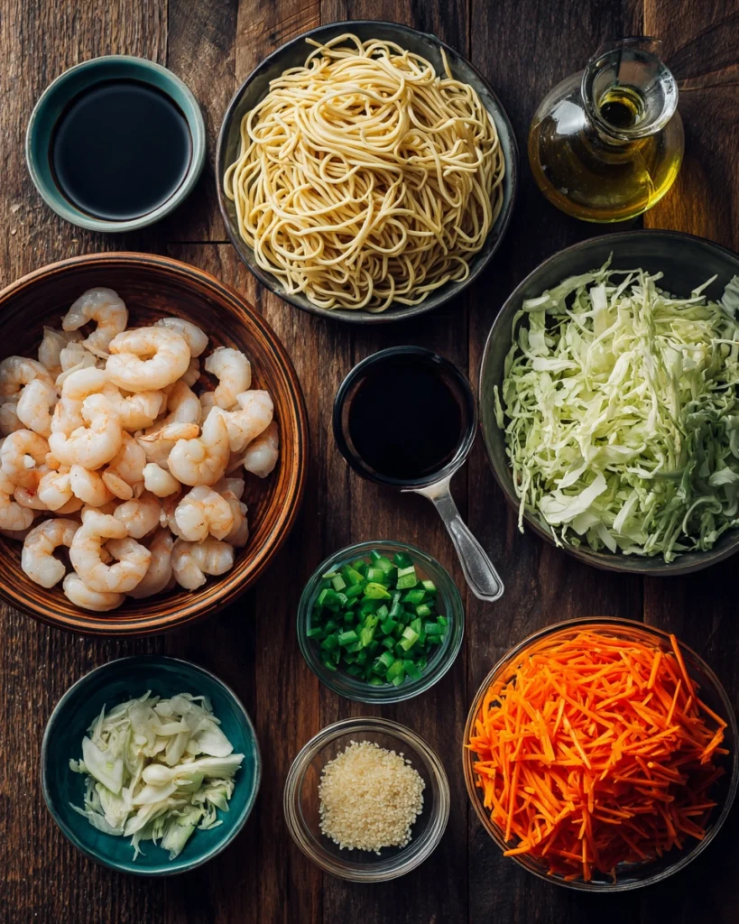 shrimp lo mein