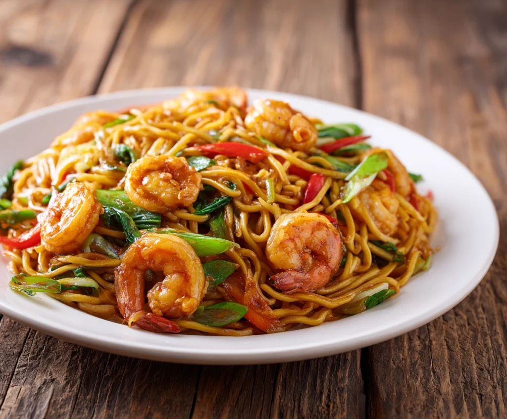 shrimp lo mein recipe easy