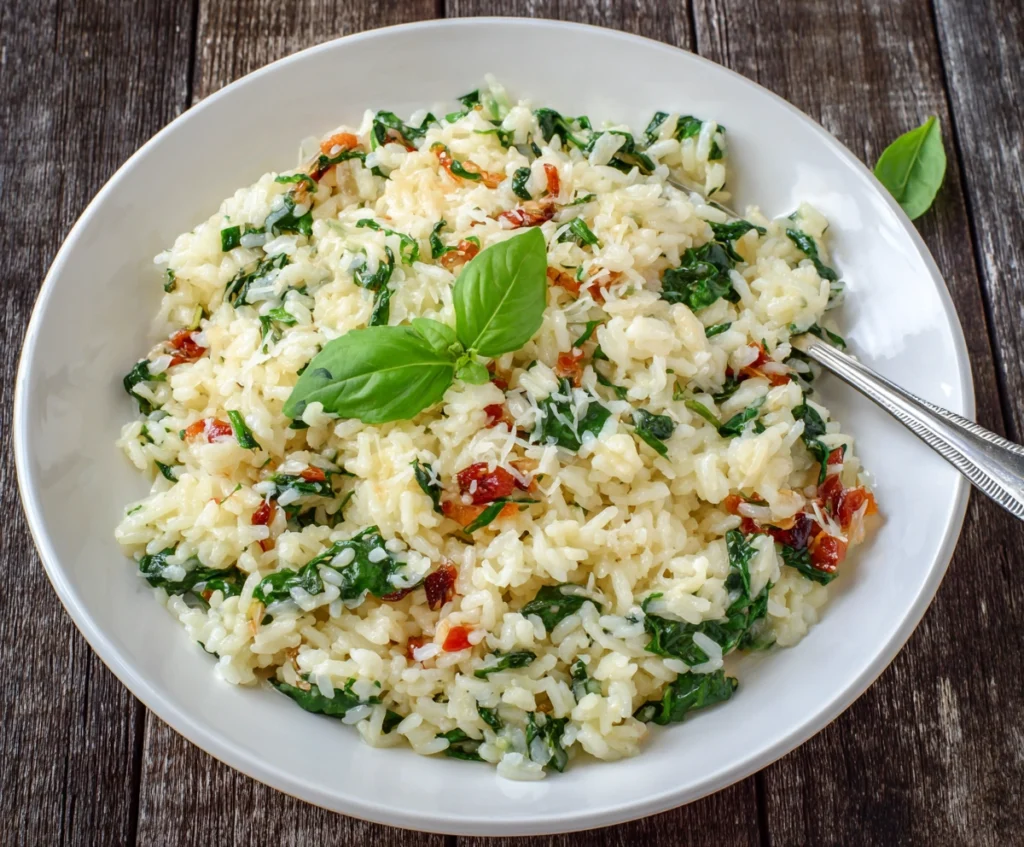 spinach rice casserole easy