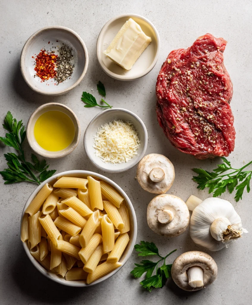 steak pasta