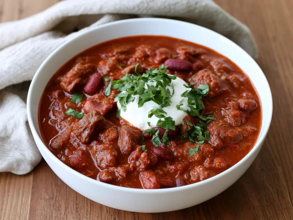 Bold Beef Chili Recipe
