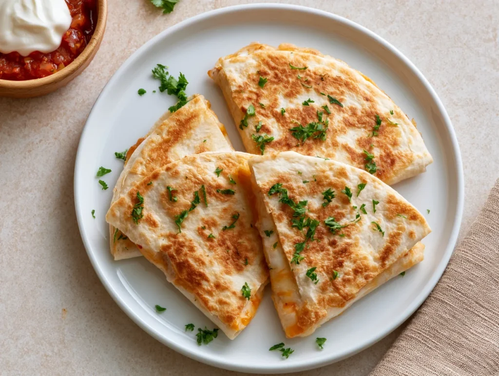 Cheesy Chicken Quesadilla Recipe