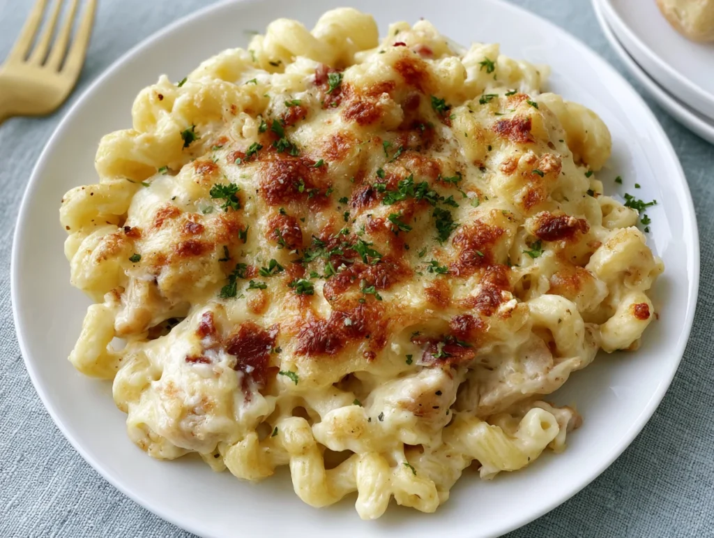 Chicken Alfredo Casserole Recipe
