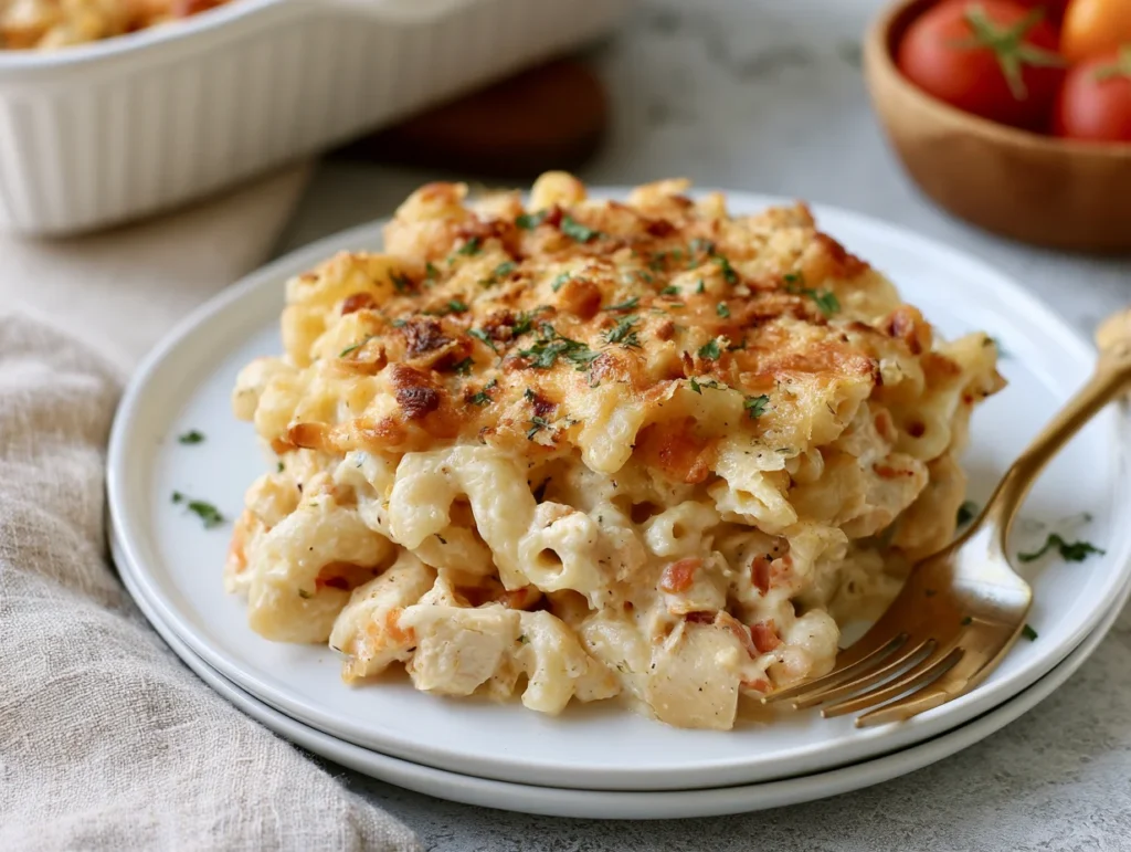Creamy Chicken Pasta Casserole Recipe