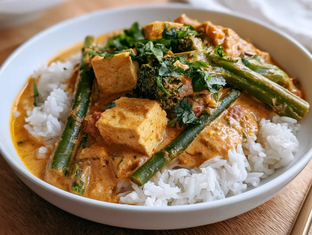 Creamy Coconut Curry with Tofu Recipe
