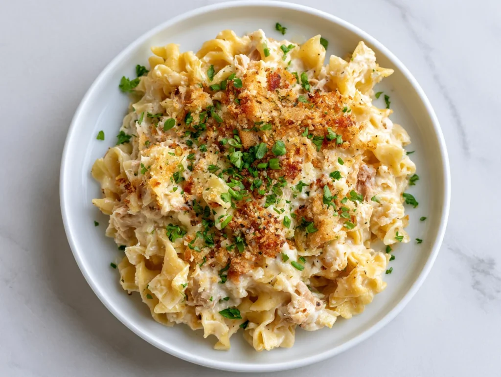 Creamy Tuna Noodle Casserole Recipe