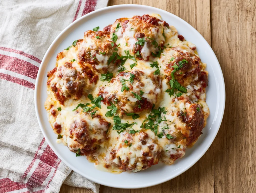 Easy Meatball Casserole Recipe