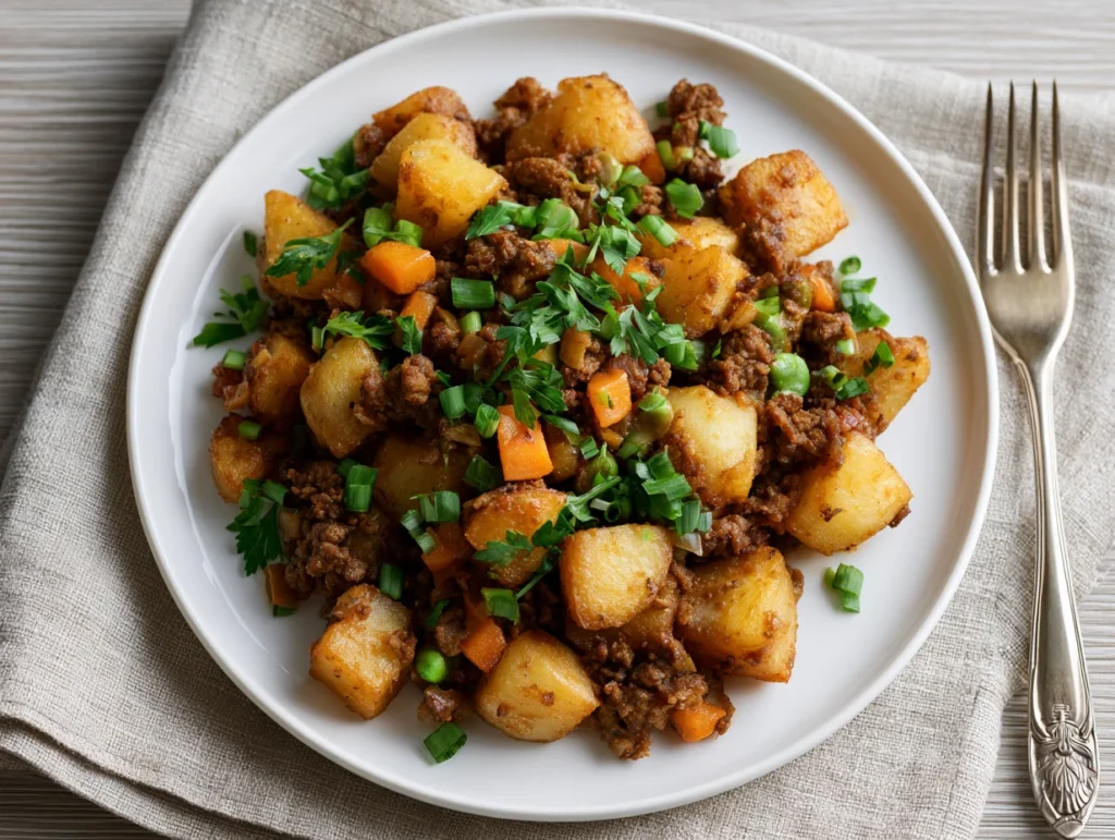 Ground Beef and Potato Skillet Recipe