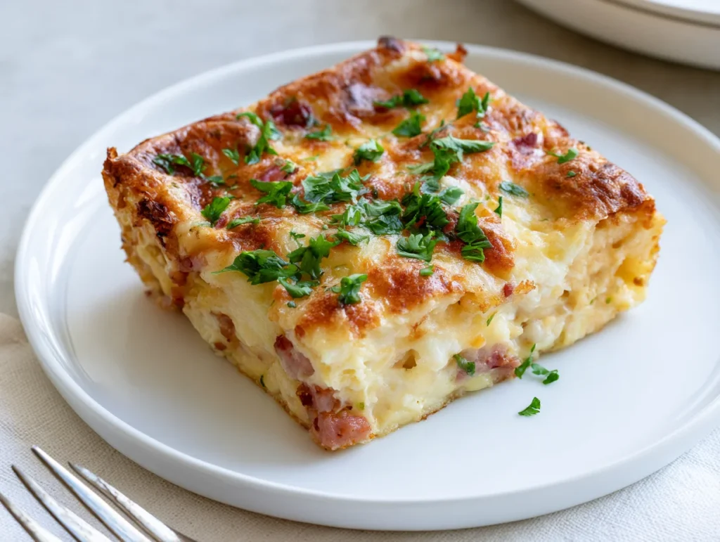 Ham and Cheese Breakfast Casserole Recipe